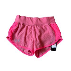 NWT‎ Under Armour Women's Size XS Pink Exercise Shorts *Flaw* Essential Gym